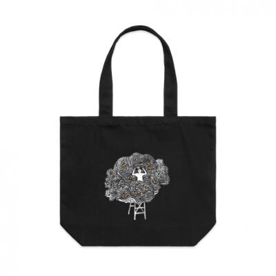 Kanandah Tote - white print Thumbnail