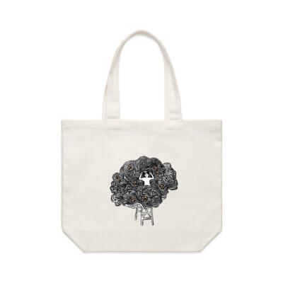 Kanandah Tote - black print Thumbnail